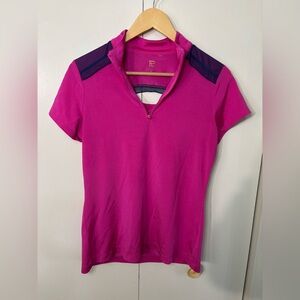 EP Golf Pink Short Sleeve Women's Top